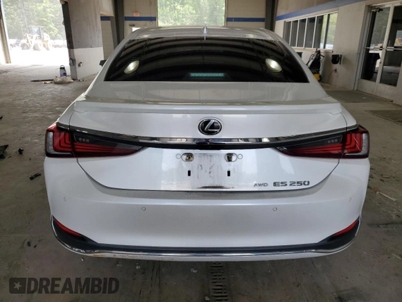 2021 Lexus ES 250 with VIN 58AD11D14MU003218, listed as a Copart auction lot 59742045 with Not provided miles and Salvage title. Bid and sale history available at DreamBid. Image 6.