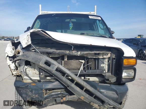 2011 Ford Econoline Cargo Commercial with VIN 1FTNE1EW9BDA90254, listed as a Copart auction lot 41644605 with Not Provided miles and Salvage Title. Bid and sale history available at DreamBid. Image 5.
