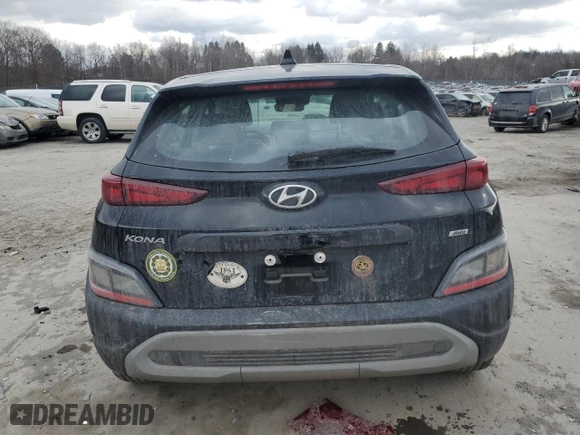2023 Hyundai Kona SE with VIN KM8K2CAB4PU058566, listed as a Copart auction lot 42292065 with 31,967 mi miles and Salvage Title. Bid and sale history available at carsss.com. Image 6.