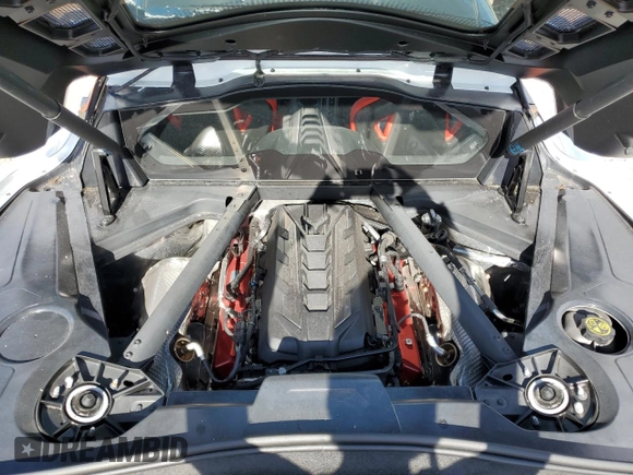 2023 Chevrolet Corvette 1LT with VIN 1G1YA2D40P5138801, listed as a Copart auction lot 86549314 with 6,374 mi miles and Salvage title. Bid and sale history available at DreamBid. Image 11.