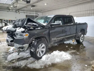2020 Ram 1500 Limited with VIN 1C6SRFHT5LN138499, listed as a Copart auction lot 44197805 with 92,257 mi miles and Salvage Title. Bid and sale history available at carsss.com. Image 1.