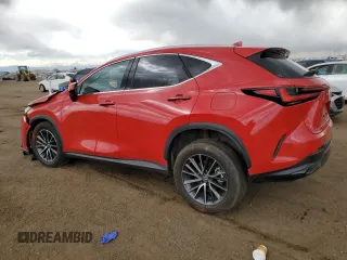 2023 Lexus NX 350 with VIN 2T2AGCEZXPC023404, listed as a Copart auction lot 54760225 with 13,538 mi miles and Salvage title. Bid and sale history available at DreamBid. Image 2.