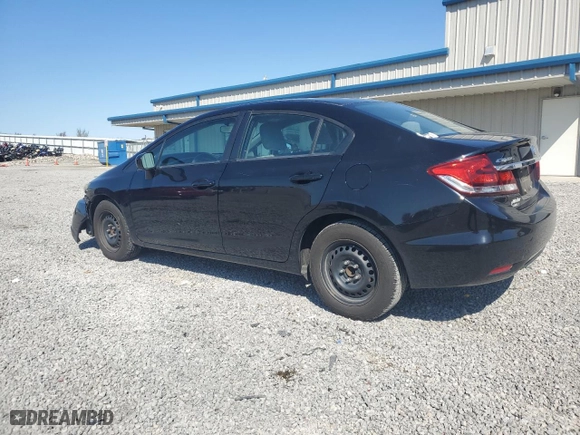 2014 Honda Civic Sedan LX with VIN 19XFB2F52EE043336, listed as a Copart auction lot 50434475 with 127,459 mi miles and Salvage Title. Bid and sale history available at carsss.com. Image 2.