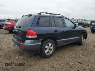 2005 Hyundai Santa Fe GLS with VIN KM8SC13D55U975111, listed as a Copart auction lot 57801515 with 126,220 mi miles and Salvage title. Bid and sale history available at DreamBid. Image 3.