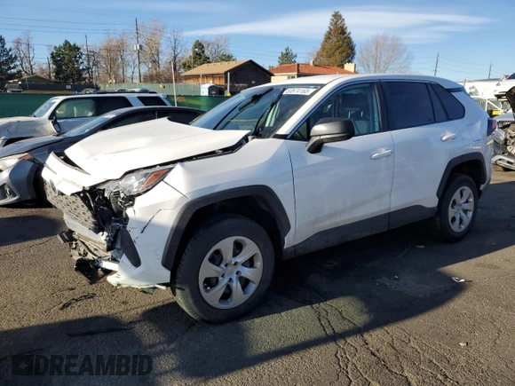 2023 Toyota RAV4 LE with VIN 2T3F1RFV9PC357909, listed as a Copart auction lot 50574165 with 40,456 mi miles and Salvage Title. Bid and sale history available at carsss.com. Image 1.