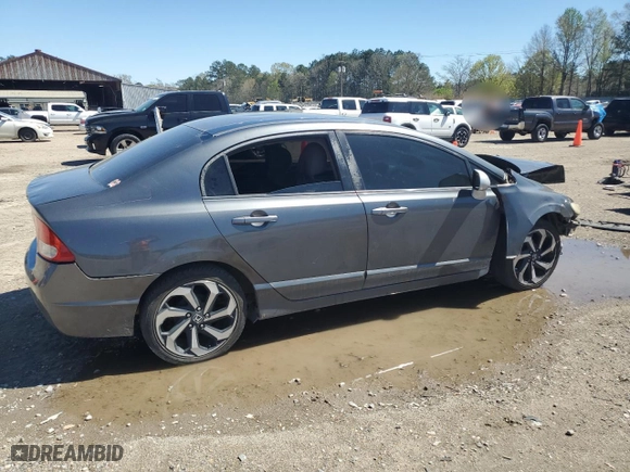 2010 Honda Civic Sdn LX with VIN 2HGFA1F56AH323712, listed as a Copart auction lot 49285595 with 335,010 mi miles and Salvage Title. Bid and sale history available at carsss.com. Image 3.