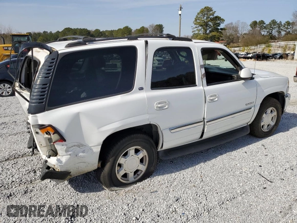 2005 GMC Yukon SLT z VIN 1GKEC13T25R136033, wystawiony jako Copart lot #48189995 z przebiegiem Nie podano mil oraz Szkoda całkowita • Salvage title. Historia ofert i sprzedaży dostępna na DreamBid. Obrazek 3.