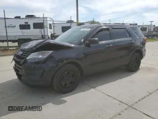 2017 Ford Police Interceptor Utility z VIN 1FM5K8AT2HGD07384, wystawiony jako Copart lot #48473455 z przebiegiem 99 193 mil mil oraz Szkoda całkowita • Salvage title. Historia ofert i sprzedaży dostępna na DreamBid. Obrazek 1.