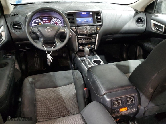 2019 Nissan Pathfinder S with VIN 5N1DR2MM1KC650033, listed as a Copart auction lot 48685425 with 121,127 mi miles and Salvage Title. Bid and sale history available at carsss.com. Image 8.