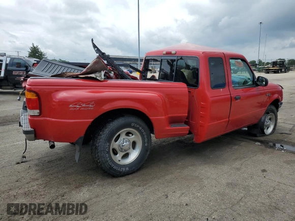 1999 Ford Ranger XL with VIN 1FTZR15V3XTA64467, listed as a Copart auction lot 61233125 with 274,317 mi miles and Salvage title. Bid and sale history available at DreamBid. Image 3.