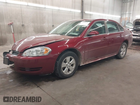 2009 Chevrolet Impala LT with VIN 2G1WT57K691206729, listed as a IAAI auction lot 41593681 with 45,998 mi miles and . Bid and sale history available at DreamBid. Image 18.