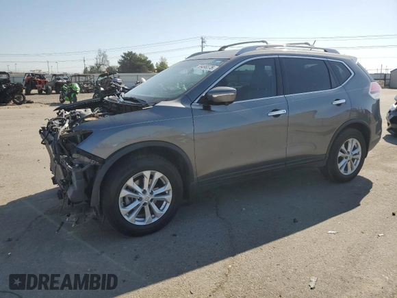 2014 Nissan Rogue SV with VIN 5N1AT2MT3EC810042, listed as a Copart auction lot 55498375 with 108,918 mi miles and Salvage Title. Bid and sale history available at DreamBid. Image 1.