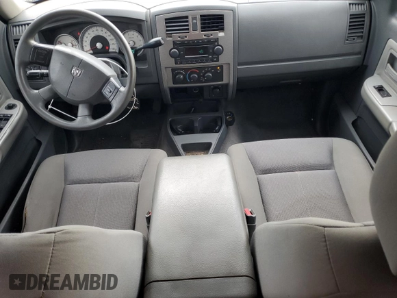 2006 Dodge Dakota SLT with VIN 1D7HW48N36S522858, listed as a Copart auction lot 66431064 with 197,028 mi miles and Salvage Title. Bid and sale history available at carsss.com. Image 8.