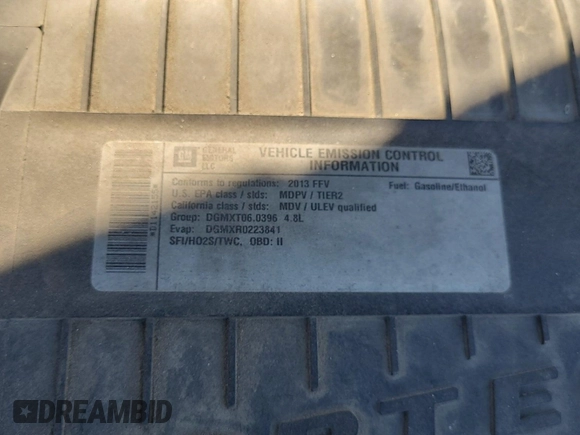 2013 Chevrolet Express Cargo with VIN 1GCWGFCA6D1142155, listed as a IAAI auction lot 42670323 with 213,723 mi miles and . Bid and sale history available at DreamBid. Image 29.