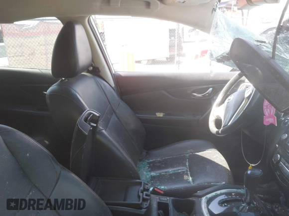 2015 Nissan Rogue SL with VIN 5N1AT2MT1FC755320, listed as a IAAI auction lot 41796523 with 1 mi miles. Bid and sale history available at carsss.com. Image 5.