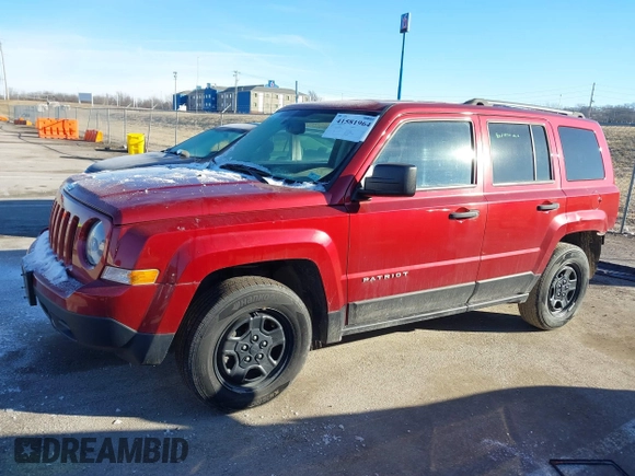2017 Jeep Patriot Sport z VIN 1C4NJPBA4HD209814, wystawiony jako IAAI lot #41581964 z przebiegiem 56 398 mil mil oraz . Historia ofert i sprzedaży dostępna na DreamBid. Obrazek 15.