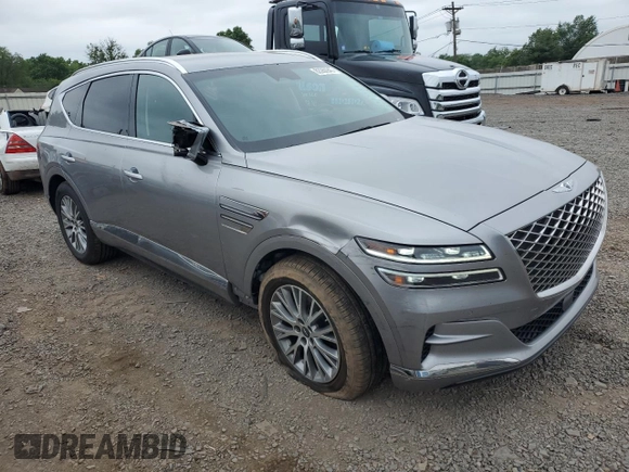 2024 Genesis GV80 with VIN KMUHBDSB0RU210037, listed as a Copart auction lot 62260945 with 26,985 mi miles and Clean title. Bid and sale history available at DreamBid. Image 4.
