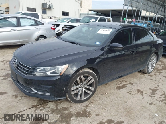 2019 Volkswagen Passat 2.0T Wolfsburg Edition with VIN 1VWLA7A31KC008439, listed as a IAAI auction lot 41472658 with 105,164 mi miles. Bid and sale history available at carsss.com. Image 17.