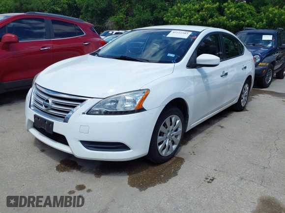 2015 Nissan Sentra SV with VIN 3N1AB7AP0FY257339, listed as a IAAI auction lot 42222583 with 162,476 mi miles and . Bid and sale history available at DreamBid. Image 2.