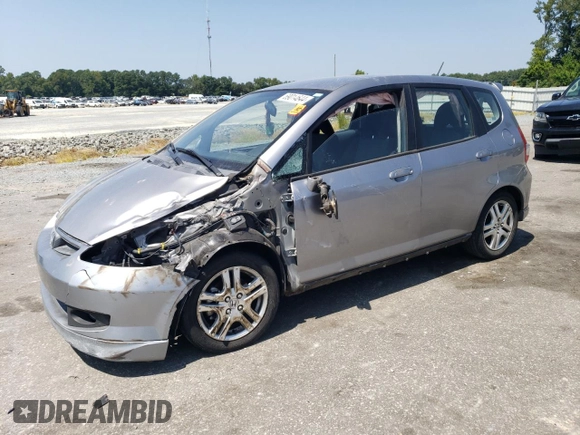 2007 Honda Fit Sport with VIN JHMGD38657S058051, listed as a Copart auction lot 69014644 with 189,714 mi miles and Salvage Title. Bid and sale history available at carsss.com. Image 1.