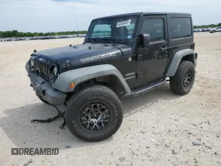 2015 Jeep Wrangler Sport z VIN 1C4AJWAG3FL723090, wystawiony jako Copart lot #53325235 z przebiegiem 96 306 mil mil oraz Szkoda całkowita • Salvage title. Historia ofert i sprzedaży dostępna na DreamBid. Obrazek 1.