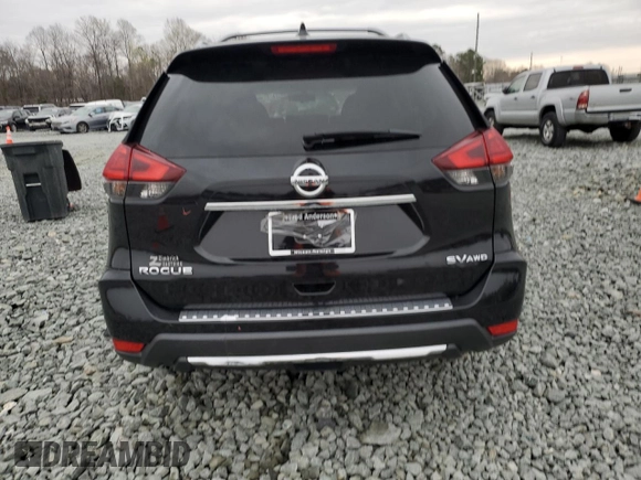 2017 Nissan Rogue S with VIN 5N1AT2MV5HC747418, listed as a Copart auction lot 50242085 with 95,976 mi miles and Salvage Title. Bid and sale history available at carsss.com. Image 6.