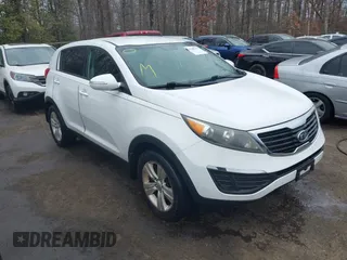 2012 Kia Sportage LX with VIN KNDPB3A20C7211852, listed as a IAAI auction lot 41485217 with 179,162 mi miles. Bid and sale history available at carsss.com. Image 1.
