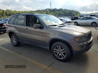 2005 BMW X5 3.0i with VIN 5UXFA13575LY08595, listed as a Copart auction lot 74035304 with 241,589 mi miles and Clean Title. Bid and sale history available at carsss.com. Image 4.
