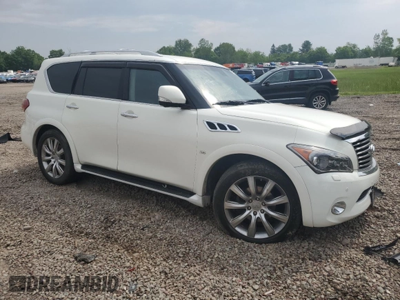 2014 Infiniti QX80 с VIN JN8AZ2NEXE9067609, выставлен на аукционе Copart как лот 60475915 с пробегом 140 974 миль миль и Списание • Salvage title. История ставок и продаж доступна на DreamBid. Изображение 4.