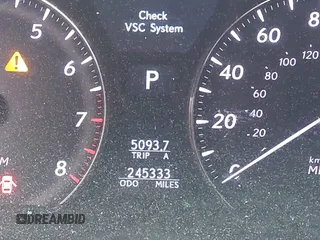 2007 Lexus LS 460 with VIN JTHBL46F475037017, listed as a IAAI auction lot 42291980 with 245,333 mi miles and . Bid and sale history available at DreamBid. Image 15.