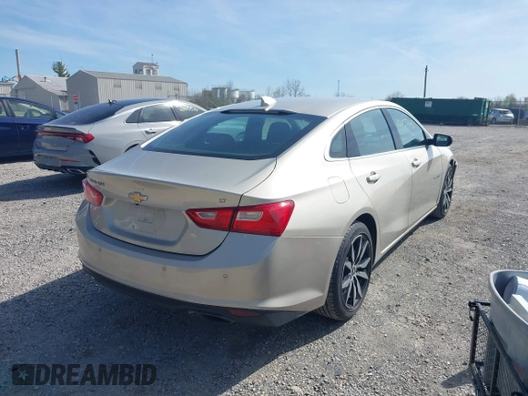 2016 Chevrolet Malibu LT with VIN 1G1ZF5SX6GF194658, listed as a IAAI auction lot 42059642 with 112,389 mi miles and . Bid and sale history available at DreamBid. Image 4.
