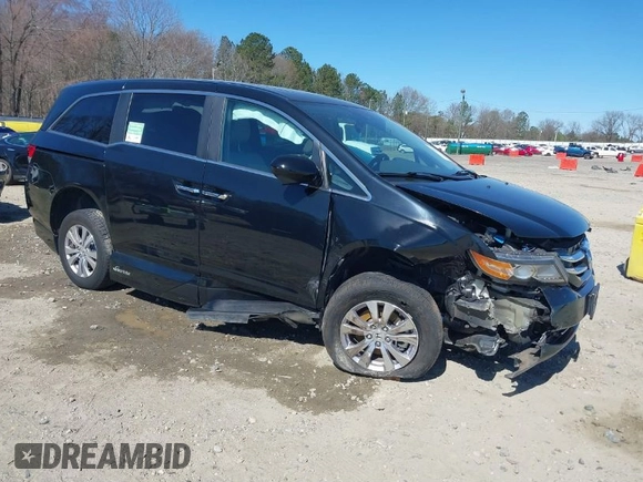 2016 Honda Odyssey EX-L with VIN 5FNRL5H61GB109793, listed as a IAAI auction lot 41827638 with 78,531 mi miles and . Bid and sale history available at DreamBid. Image 1.