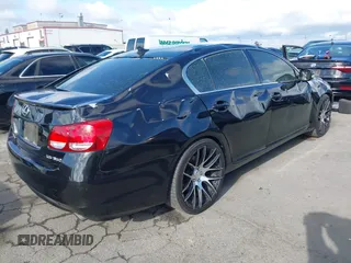2008 Lexus GS 350 with VIN JTHBE96SX80041253, listed as a IAAI auction lot 41935026 with 144,005 mi miles. Bid and sale history available at carsss.com. Image 4.