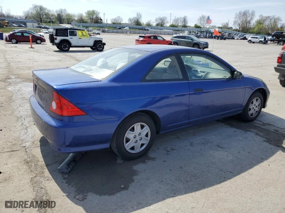 2004 Honda Civic VP with VIN 1HGEM22104L060958, listed as a Copart auction lot 51136855 with 192,647 mi miles and Clean Title. Bid and sale history available at carsss.com. Image 3.