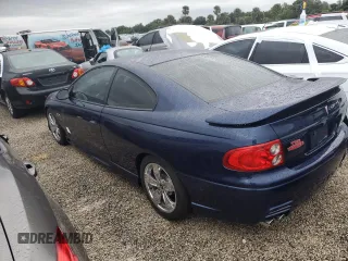 2005 Pontiac GTO z VIN 6G2VX12U15L381992, wystawiony jako Copart lot #74657644 z przebiegiem 21 995 mil mil oraz Szkody całkowita. Historia ofert i sprzedaży dostępna na DreamBid. Obrazek 2.