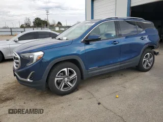 2020 GMC Terrain SLT z VIN 3GKALVEV9LL241516, wystawiony jako Copart lot #49876855 z przebiegiem 94 493 mil mil oraz Szkoda całkowita • Salvage title. Historia ofert i sprzedaży dostępna na DreamBid. Obrazek 1.