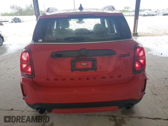 2024 MINI Countryman Cooper S with VIN WMZ53BR0XR3R36408, listed as a Copart auction lot 73591954 with 8,000 mi miles and Salvage Title. Bid and sale history available at carsss.com. Image 6.