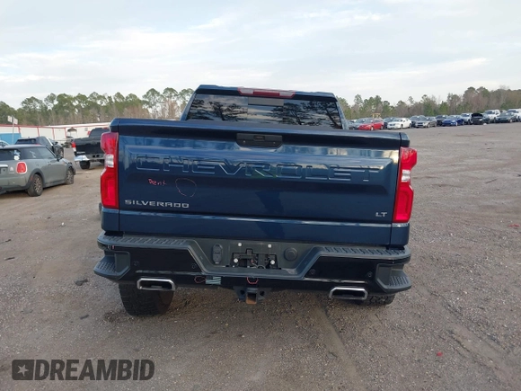 2020 Chevrolet Silverado 1500 LT Trail Boss with VIN 1GCPYFED1LZ189604, listed as a IAAI auction lot 41516096 with 76,118 mi miles. Bid and sale history available at carsss.com. Image 17.
