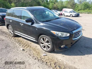 2015 Infiniti QX60 with VIN 5N1AL0MN3FC535859, listed as a IAAI auction lot 42010058 with 160,356 mi miles. Bid and sale history available at carsss.com. Image 1.