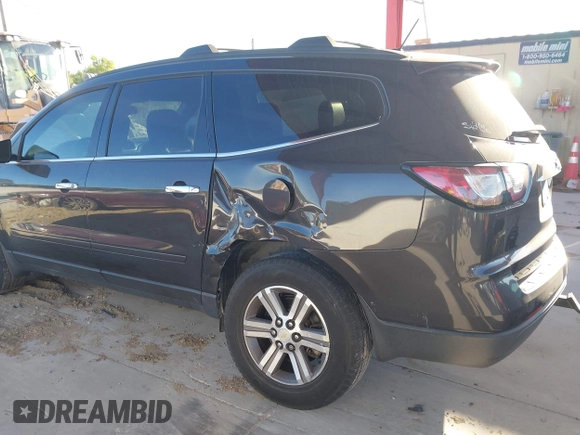 2015 Chevrolet Traverse LT with VIN 1GNKRHKD3FJ206601, listed as a IAAI auction lot 41855672 with 156,105 mi miles and . Bid and sale history available at DreamBid. Image 6.