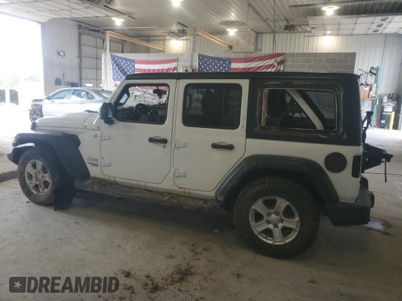 2019 Jeep Wrangler Unlimited Sport S z VIN 1C4HJXDN7KW644917, wystawiony jako Copart lot #54204085 z przebiegiem Nie podano mil oraz Szkoda całkowita • Salvage title. Historia ofert i sprzedaży dostępna na DreamBid. Obrazek 2.
