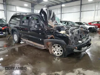 2006 Chevrolet Suburban Z71 with VIN 3GNFK16Z96G123761, listed as a Copart auction lot 80494744 with 0 mi miles and Salvage Title. Bid and sale history available at carsss.com. Image 4.