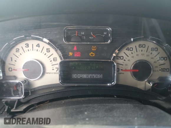 2012 Ford Expedition Limited with VIN 1FMJU1K5XCEF17672, listed as a Copart auction lot 86568064 with 168,222 mi miles and Salvage title. Bid and sale history available at DreamBid. Image 9.
