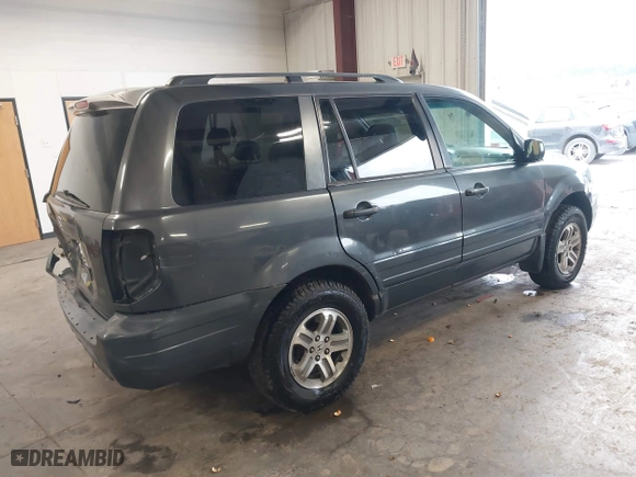 2005 Honda Pilot EX-L with RES with VIN 2HKYF18655H521175, listed as a IAAI auction lot 41490812 with 357,033 mi miles. Bid and sale history available at carsss.com. Image 4.