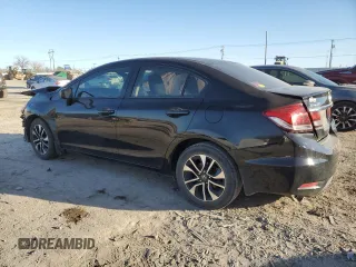 2014 Honda Civic Sedan EX with VIN 19XFB2F82EE084298, listed as a Copart auction lot 47322235 with 0 mi miles and Salvage Title. Bid and sale history available at carsss.com. Image 2.