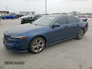 2024 Honda Accord EX с VIN 1HGCY1F33RA001097, выставлен на аукционе Copart как лот 53163895 с пробегом 27 954 миль миль и Списание • Salvage title. История ставок и продаж доступна на DreamBid. Изображение 1.
