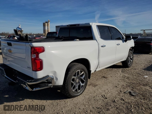 2021 Chevrolet Silverado 1500 LTZ with VIN 3GCUYGET3MG321862, listed as a Copart auction lot 81324384 with 123,966 mi miles and Salvage Title. Bid and sale history available at DreamBid. Image 3.