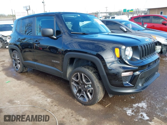 2021 Jeep Renegade Upland with VIN ZACNJDAB1MPN28069, listed as a IAAI auction lot 41887128 with 30,276 mi miles and . Bid and sale history available at DreamBid. Image 1.