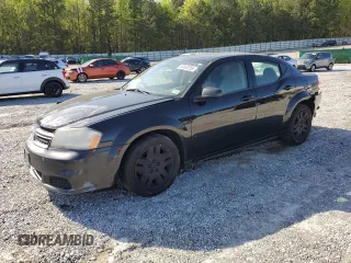 2013 Dodge Avenger SE with VIN 1C3CDZAB1DN512210, listed as a Copart auction lot 52463255 with 138,225 mi miles and Salvage Title. Bid and sale history available at carsss.com. Image 1.