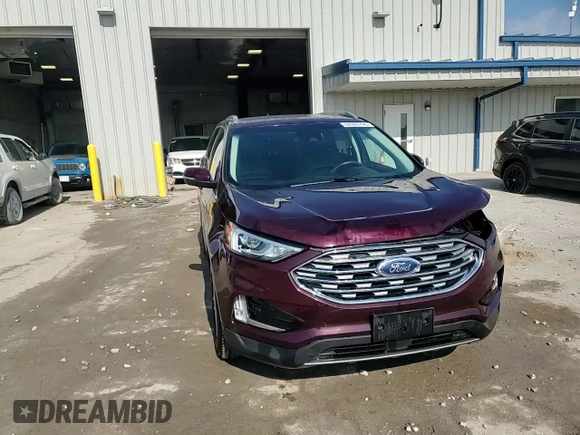 2019 Ford Edge SEL with VIN 2FMPK4J9XKBB95468, listed as a Copart auction lot 62080795 with 79,072 mi miles and Salvage title. Bid and sale history available at DreamBid. Image 14.
